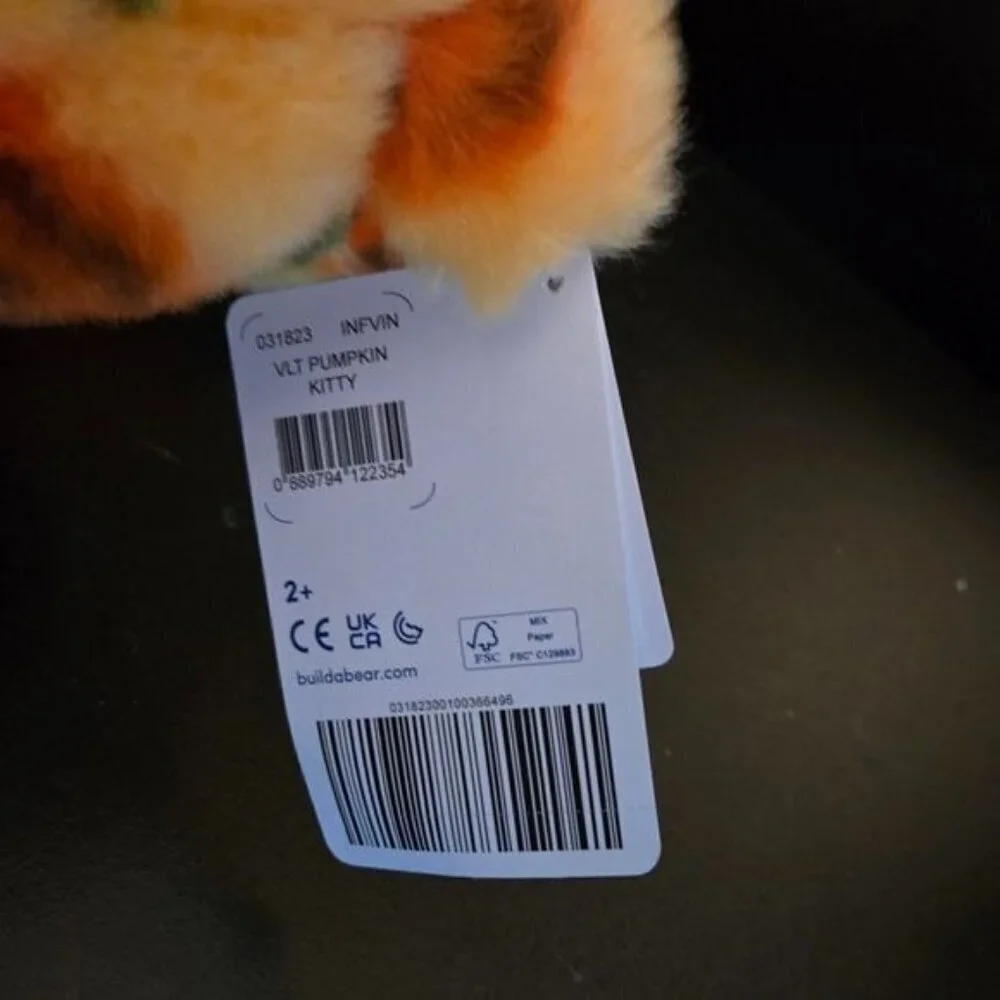 Limited Edition‎ Vault Collection Build-A-Bear Workshop Pumpkin Kitty